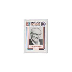  1988 Tigers Dominos #6   Ernie Harwell ANN Sports Collectibles