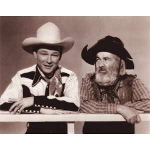  Roy Rogers and Gabby Hayes Poster Print Card, 14x11
