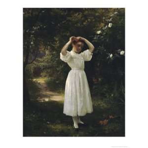   Girl Giclee Poster Print by John George Brown, 12x16