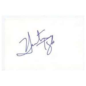 HUNTER TYLO Signed Index Card In Person