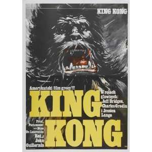  King Kong (1976) 27 x 40 Movie Poster Polish Style A