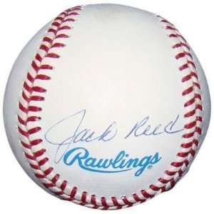 Jack Reed Autographed Baseball   Official AL JSA #G07614 1961 63 