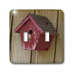 Jackie Popp Nature N Wildlife ceramics   Bird house   Light Switch 