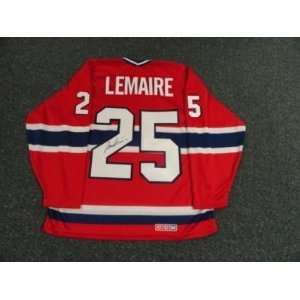  Jacques Lemaire Signed Jersey   Hof   Autographed NHL 