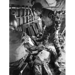  Helicopter Crew Chief James C. Farley with Wounded Pilot Lt. James 
