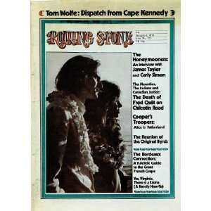 Rolling Stone Cover of James Taylor & Carly Simon by Peter Simon . Art 