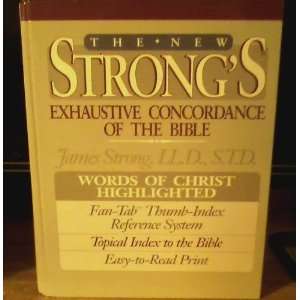 Strongs Exhaustive Concordance of the Bible (Hardcover) (1995) JAMES 
