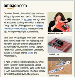 Letters from Our CEO Jeff Bezos on Frustration Free Packaging