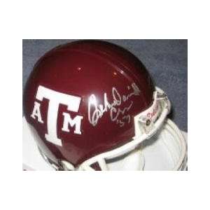  John David Crow Autographed Mini Helmet   Texas AM Sports 