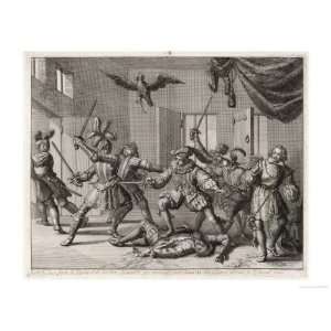 The Gowrie Conspiracy John Ruthven 3rd Earl of Gowrie is Killed Giclee 