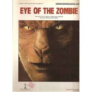    Sheet Music Eye Of The Zombie John Fogerty 127 