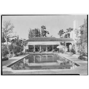 Photo Dr. John A. Vietor, Southwood, residence on Via Del Lago, Palm 