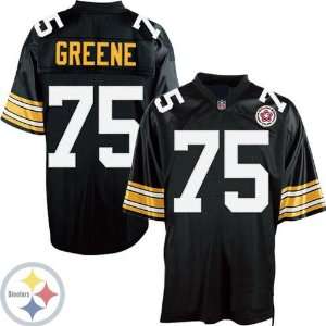  Pittsburgh Steelers #75 Joe Greene Jersey Black Mitchell 