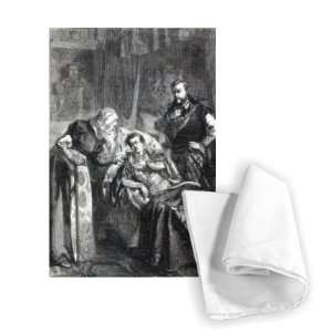  King Edward VIs last Physician (engraving)    Tea Towel 