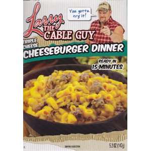 Larry the Cable Guy Triple Cheese Cheeseburger Dinner Skillet Meal 