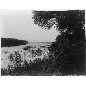  Rock River,view near Dixon,Lee County,Illinois,IL,c1898 