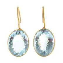 Marie Hélène de Taillac Aquamarine Lady Like Earrings