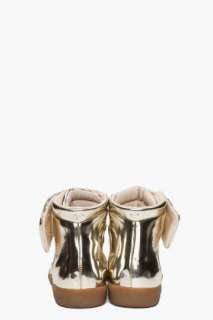 Maison Martin Margiela Metallic Gold Sneakers for women  