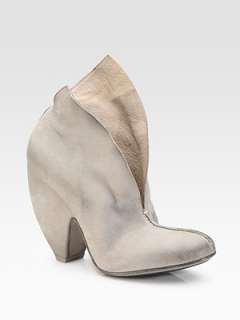 Elisanero   Low Cut Leather Ankle Boots    