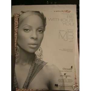  Sheet Music Mary J Blige Be without You 79 Everything 