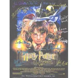  Harry Potter Autograohed Movie Poster 