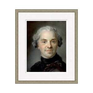  Portrait Of Maurice Comte De Saxe 16961750 1747 Framed 