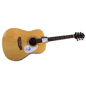 Meredith Brooks Autographed Signed Acoustic Guitar PSA UACC RD