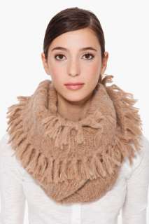 Opening Ceremony Alpaca Cable Knit Shawl for women  