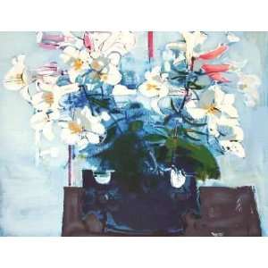  Bouquet Bleu by Michel Rodde, 30x23