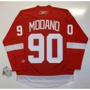 Mike Modano Detroit Red Wings Jersey Real Rbk Premier   X Large