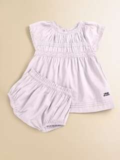 Lili Gaufrette   Infants Lace Dress & Bloomers Set