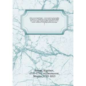   1727 1794. cn,Desmarest, Nicolas, 1725 1815 Bonne  Books