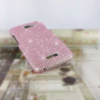 HTC One X 3 Pack of Bling Case Covers (Pink, Fading Purple, Silver 