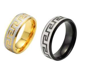 New Titanium Steel Wedding Rings Engraved Mens Brother Bands Many 