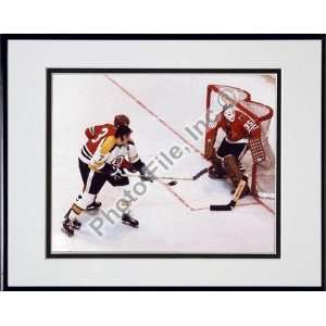 Phil Esposito and Tony Esposito Action Double Matted 8 