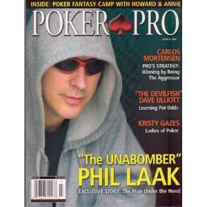  March 2005 *POKER PRO* Magazine Featuring, The Unabomber PHIL LAAK 