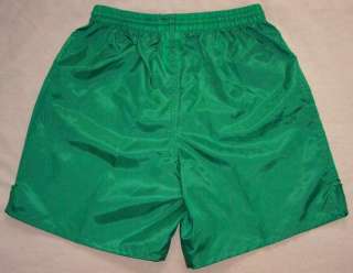 Green Nylon Soccer Shorts   Medium *NEW*  