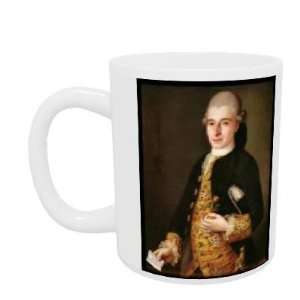   Rose Buttonhole (oil on canvas) by Pietro Longhi   Mug   Standard Size