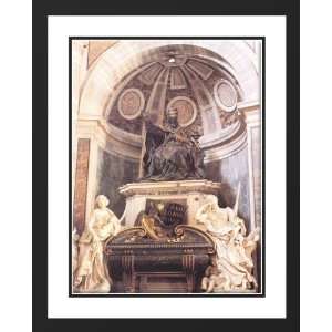  Tomb of Pope Urban VIII 20x23 Framed and Double Matted Art 