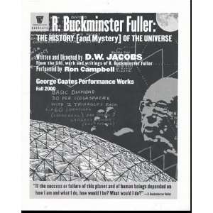 Buckminster Fuller The History [And Mystery] of the Universe D 