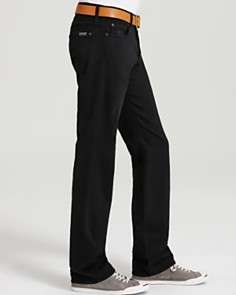 For All Mankind Standard Straight Jeans in Blackout Wash