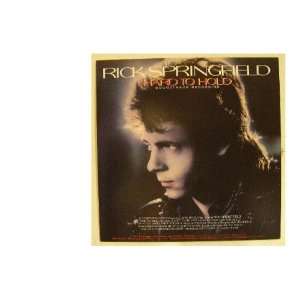 Rick Springfield Hard To Hold poster