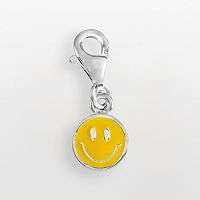 charms sterling silver smiley face charm sale price $ 14 00 you ll 