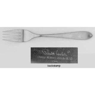 Robert Welch Flute (Stainless) Fork, Sterling Silver
