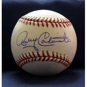  Rocky Colavito Autographed Baseball
