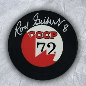 ROD GILBERT 1972 Summit Series SIGNED CCCP/CANADA Puck