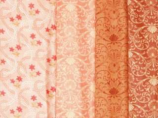MODA Gypsy Rose by Fig Tree Quilts Peaches and Cream FQ Bundle  