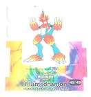 RARE*Digimon Human Armour Evolution  Digi Clix Popup Card~FlameDram 