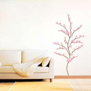 Beautiful Flowering Tree Wall Art Accent Decal Vinyl Stickers  