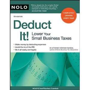   Small Business Taxes [DEDUCT IT 5/E] Stephen(Author) Fishman Books
